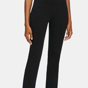 EILEEN FISHER BLACK SYSTEM STRETCH PONTE SLIM PANT